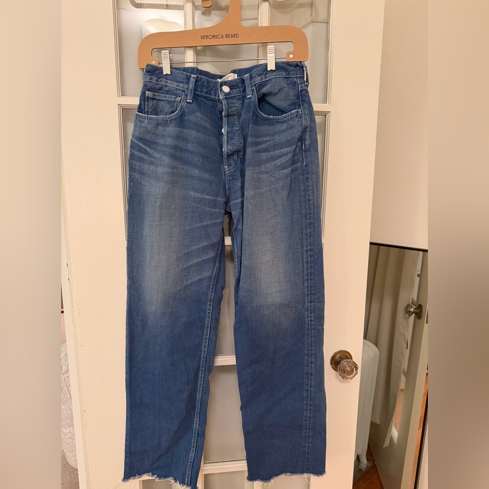 Moussy Women’s Straight Leg Jeans in Blue Wash
